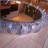 1970s mirror with glass frame