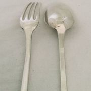 Couverts d’enfants en argent christofle