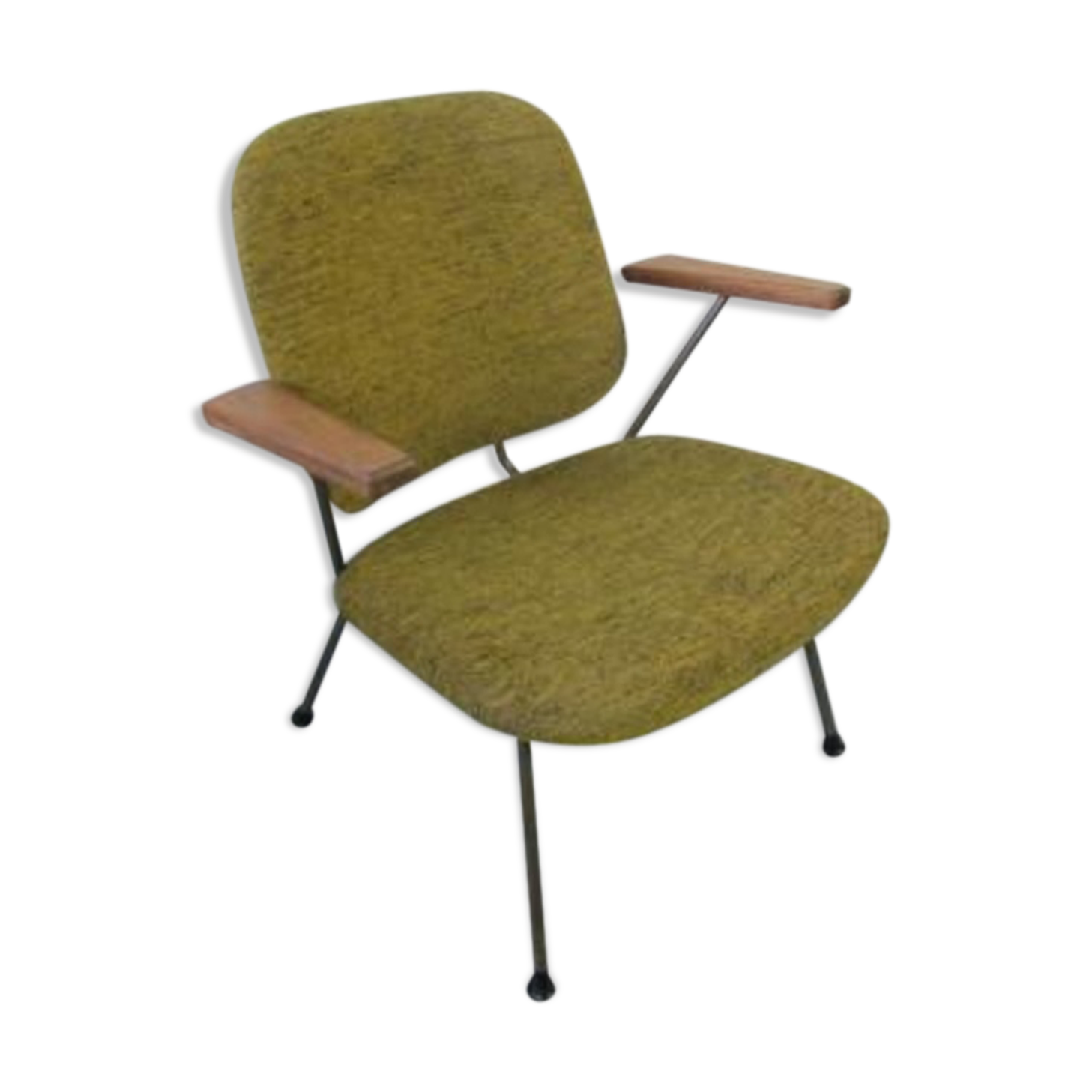 Chair with armrests in wood by W.H. Gispen for Kembo 1950 s