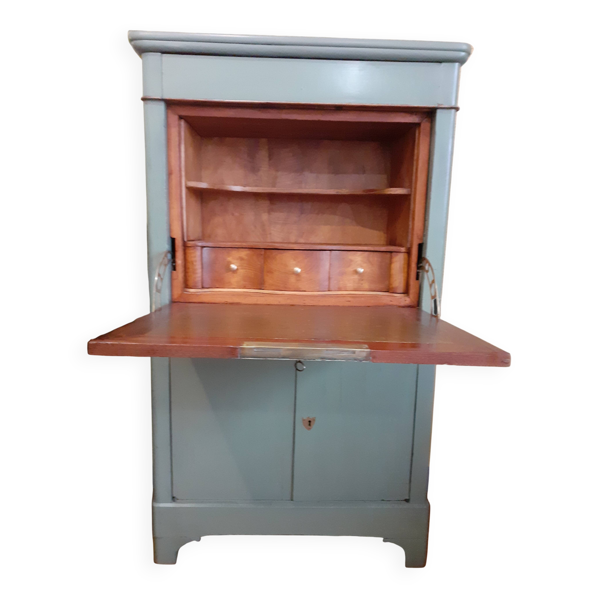 Drop-leaf secretary - 1850s