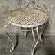 White wrought iron chair - 1940/1950