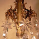 Chandelier, crystal bronze chandelier with dragon heads