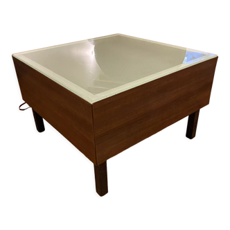 Lighted modernist coffee table