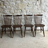 Set of 7 Baumann Tacoma bistro chairs