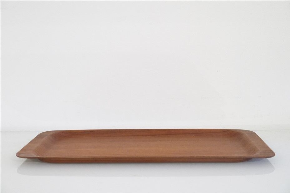 Vintage teak tray by Silva Suede 1960