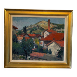 Landscape of the Aude signed Fontaine