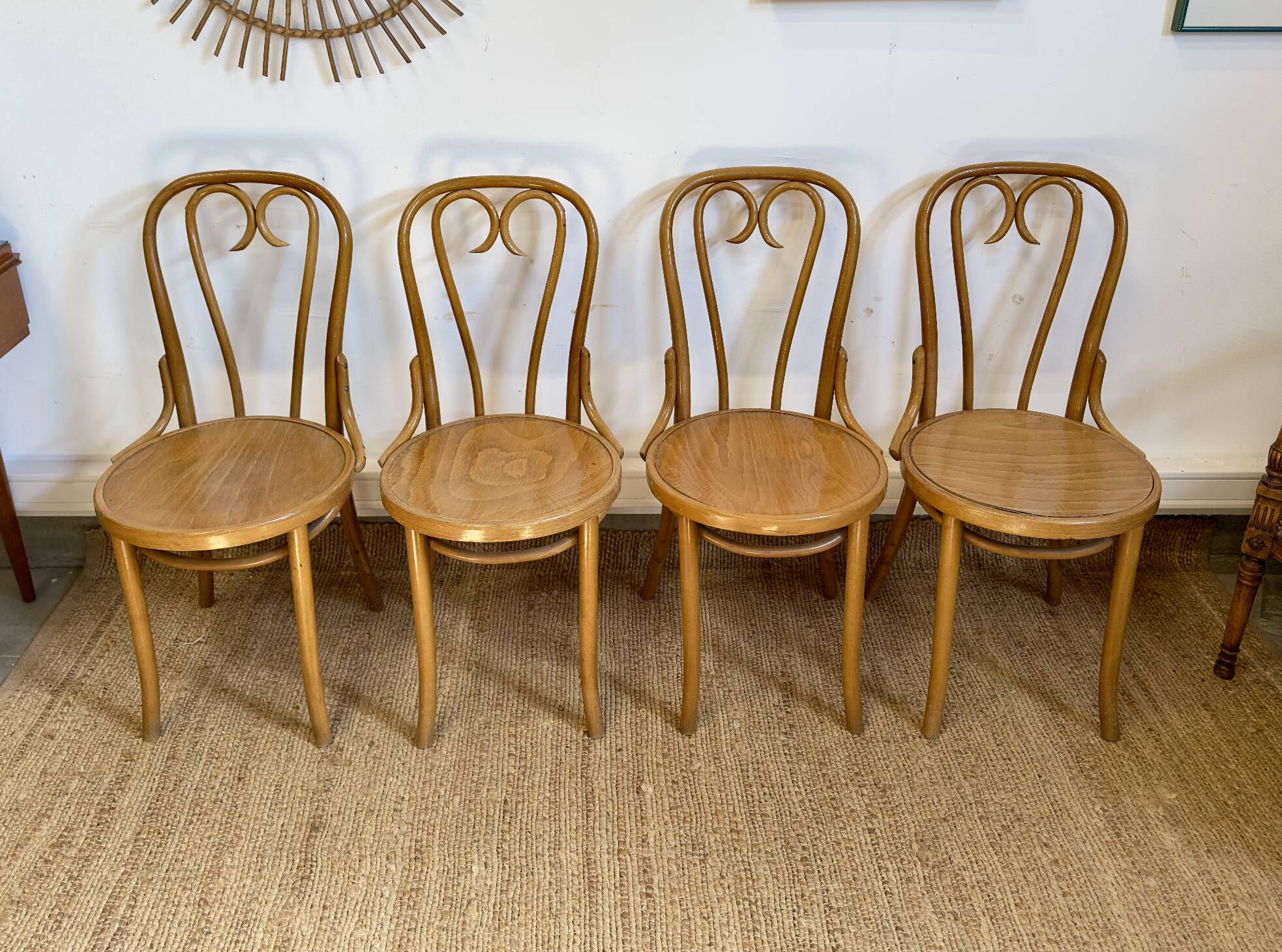 4 bentwood bistro chairs – Thonet style