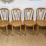 4 bentwood bistro chairs – Thonet style
