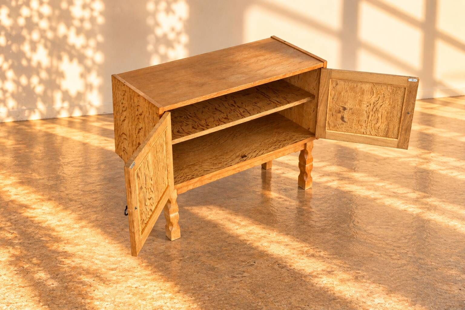 vintage sideboard | Brutalist cabinet | 1960s | Danish