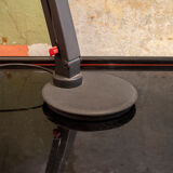 Desk lamp with metal frame and plastic details. Designer C.V.B. 80s