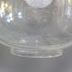 Glass pendant lamp from the 1960s, Glashütte Limburg, vintage