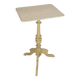 Original Painted Column Table Made In Grey & Yellowish Colors From 1840s
