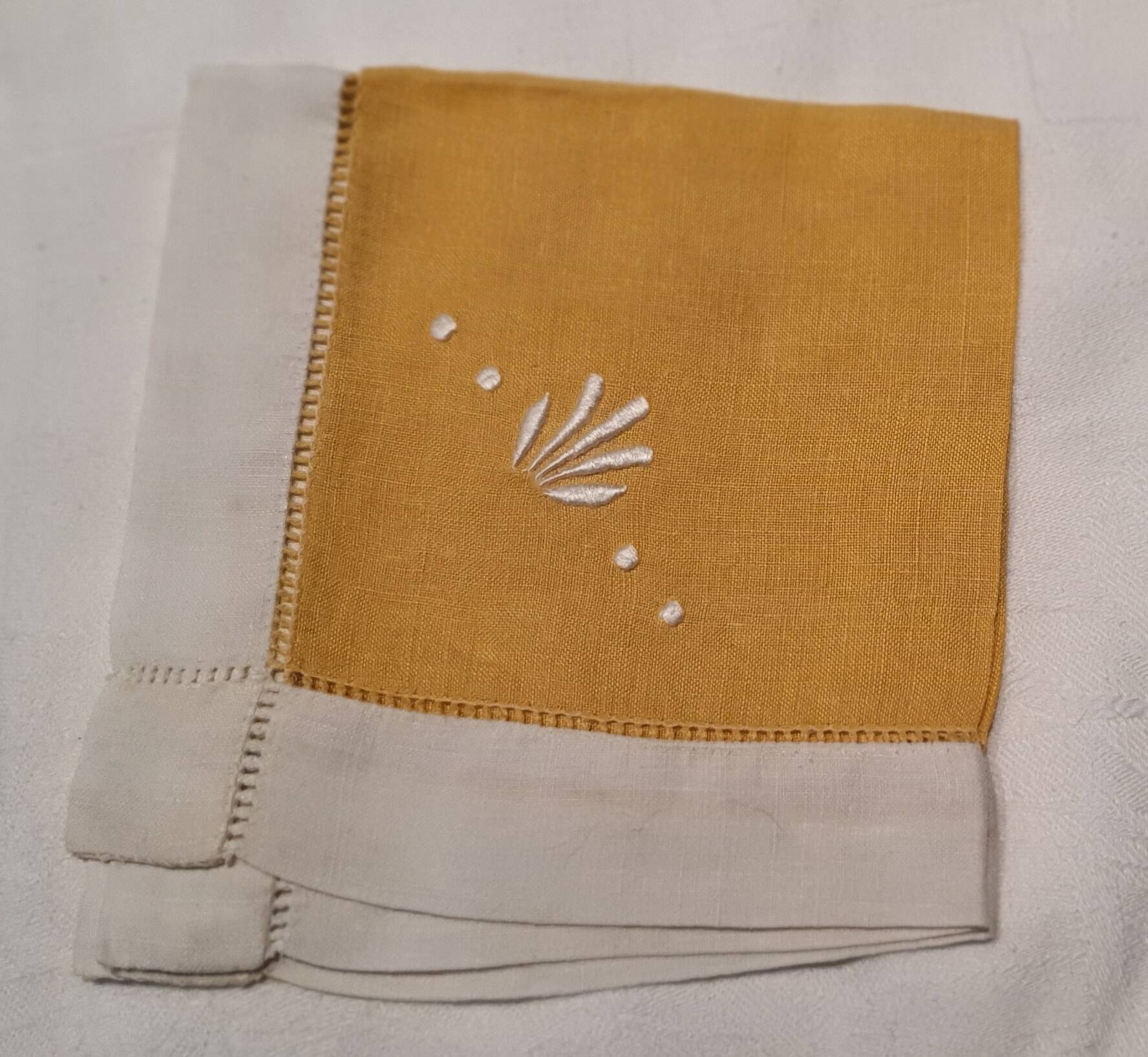 8 embroidered tea towels