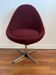 Vintage purple egg chair