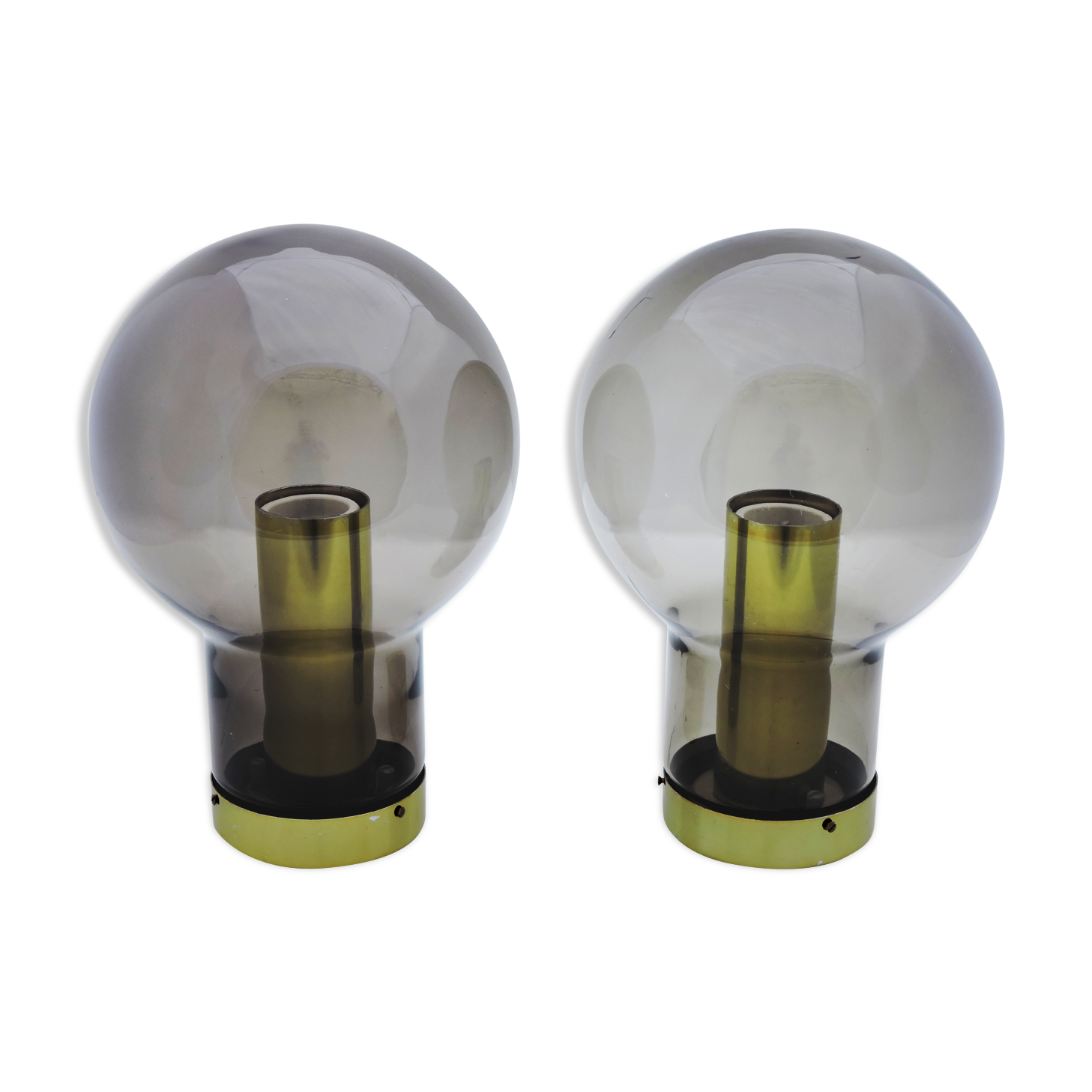 Pair of vintage Dutch ceiling lights by Raak 36 cm