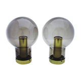 Pair of vintage Dutch ceiling lights by Raak 36 cm