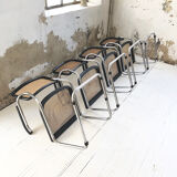 Set 4 chairs S64 by Marcel Breuer for Thonet