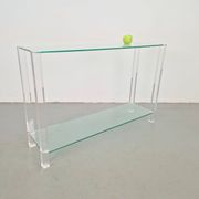 Glass and Acrylic The Hague Console Table from Bor Design, 1990s