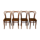 Set of 4 chairs Bistro, model n ° 55, by Jacob and Josef kohn