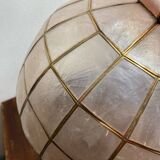 Suspension en nacre et laiton, années 70