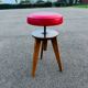 German height-adjustable piano stool design Reiner Modell 1950 vintage