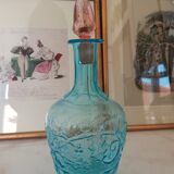 Romantic turquoise and pink flask