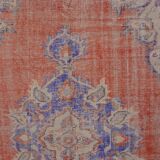 Anatique Handmade Vintage Oushak Carpet sku 2300