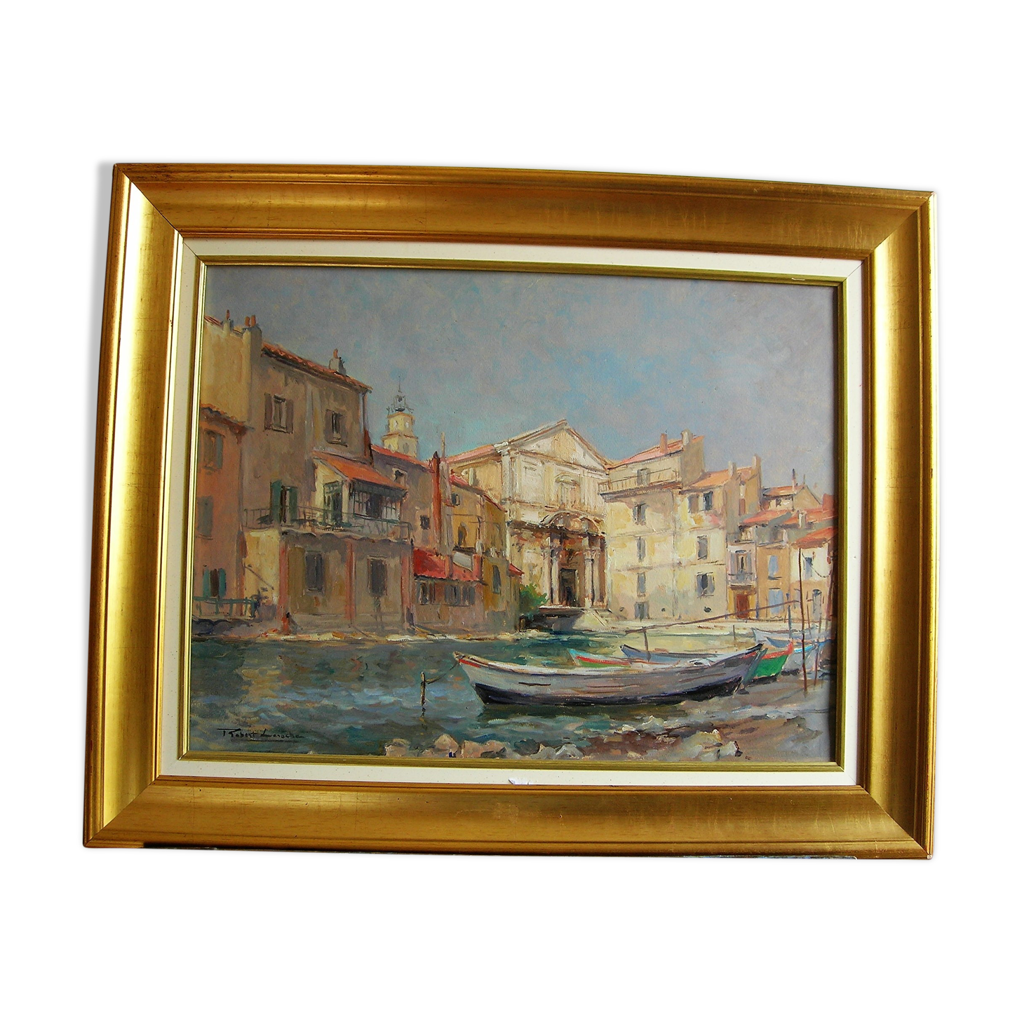 Martigues by robert laroche (1896-1974)