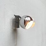 German wall lamps model 540 from the mid-century space age in the style of Gino Sarfatti, 1960s, set of 2.