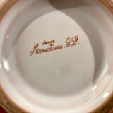 Milk jar decorated with Moustiers