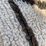 Beni Ouarain vintage berbere carpet 90x210 cm