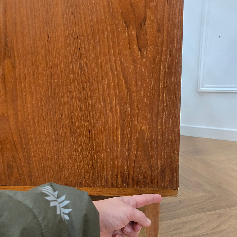 Vintage Scandinavian teak chest of drawers