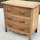 Commode vintage Louis XV rénovée en chêne brut
