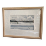 Vintage watercolour by Osmo Laine, 1993