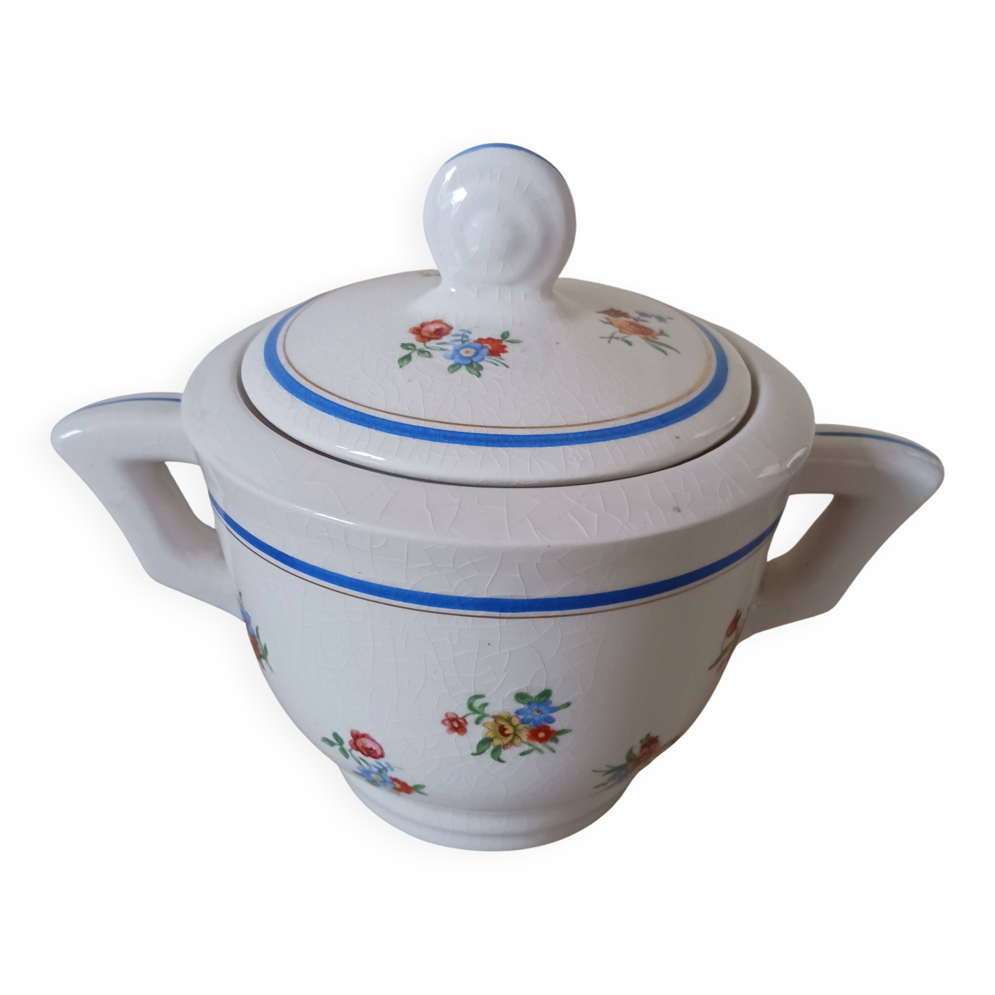 Antique sugar bowl, Moulin des Loups, Orchies.