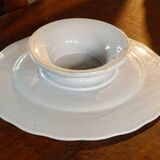 English earthenware service, CP monogram, ducal crown, 109 pieces