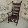 Rocking chair, 19th century art and craft rocking chair