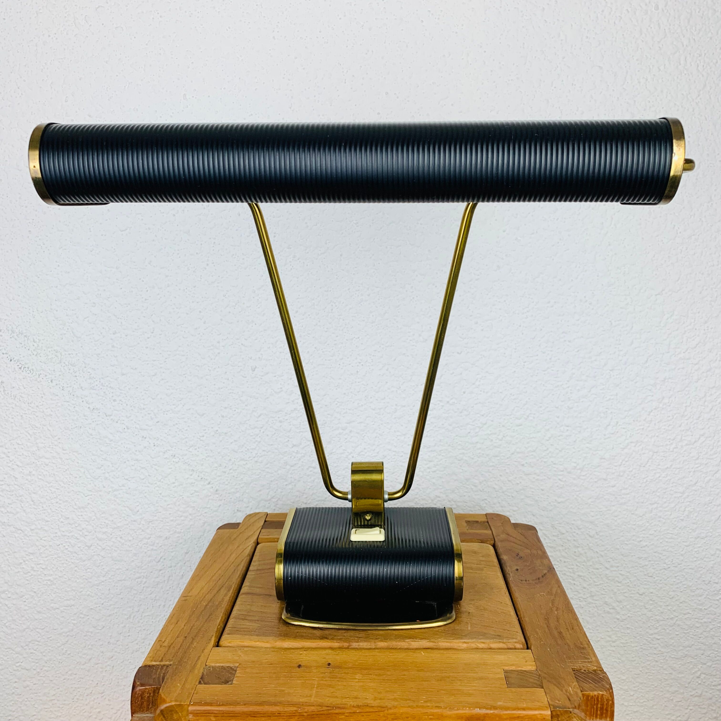 Lampe Jumo N71 noir et doré Jumo
