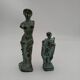 Bronze statuettes Venus de Milo and a Roman.