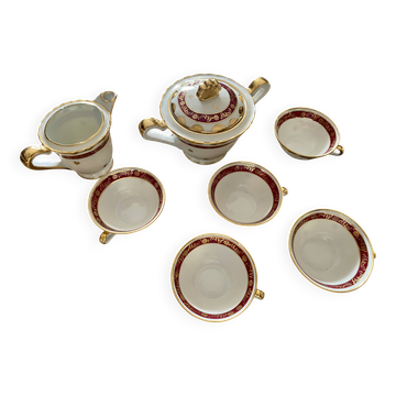 Service à thé /café porcelaine . limoge