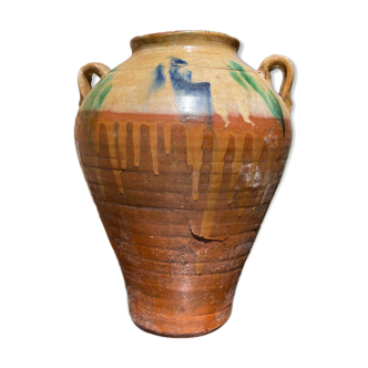 Terracotta pot jar