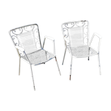 Pair of garden chairs