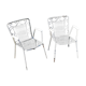 Pair of garden chairs