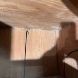 Alsatian wardrobe from the Louis XIII period in solid walnut.