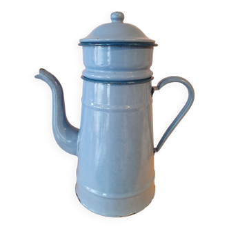 Enameled coffee pot