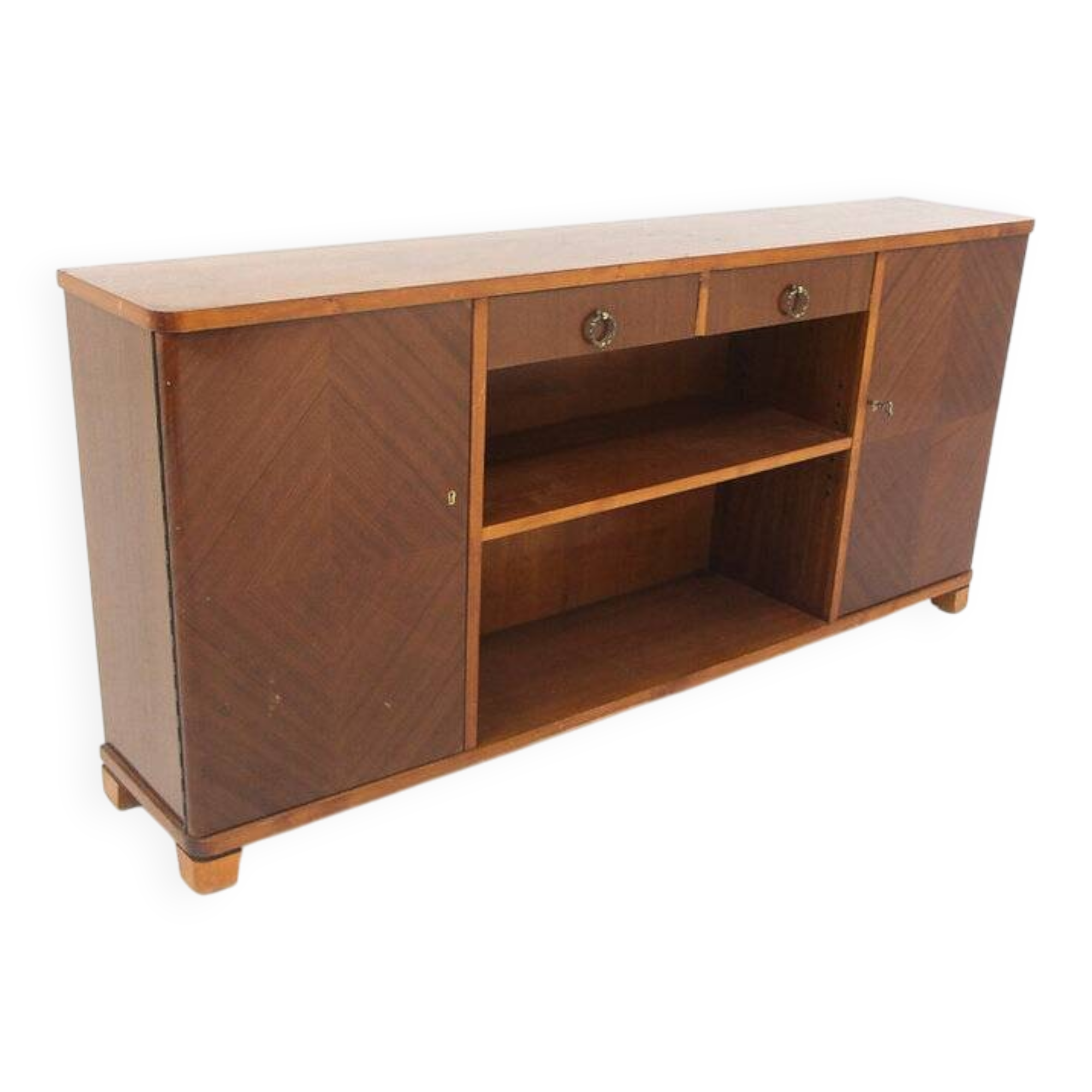 Scandinavian mahogany library "Model 21", Swedish Modern, Sweden, 1940