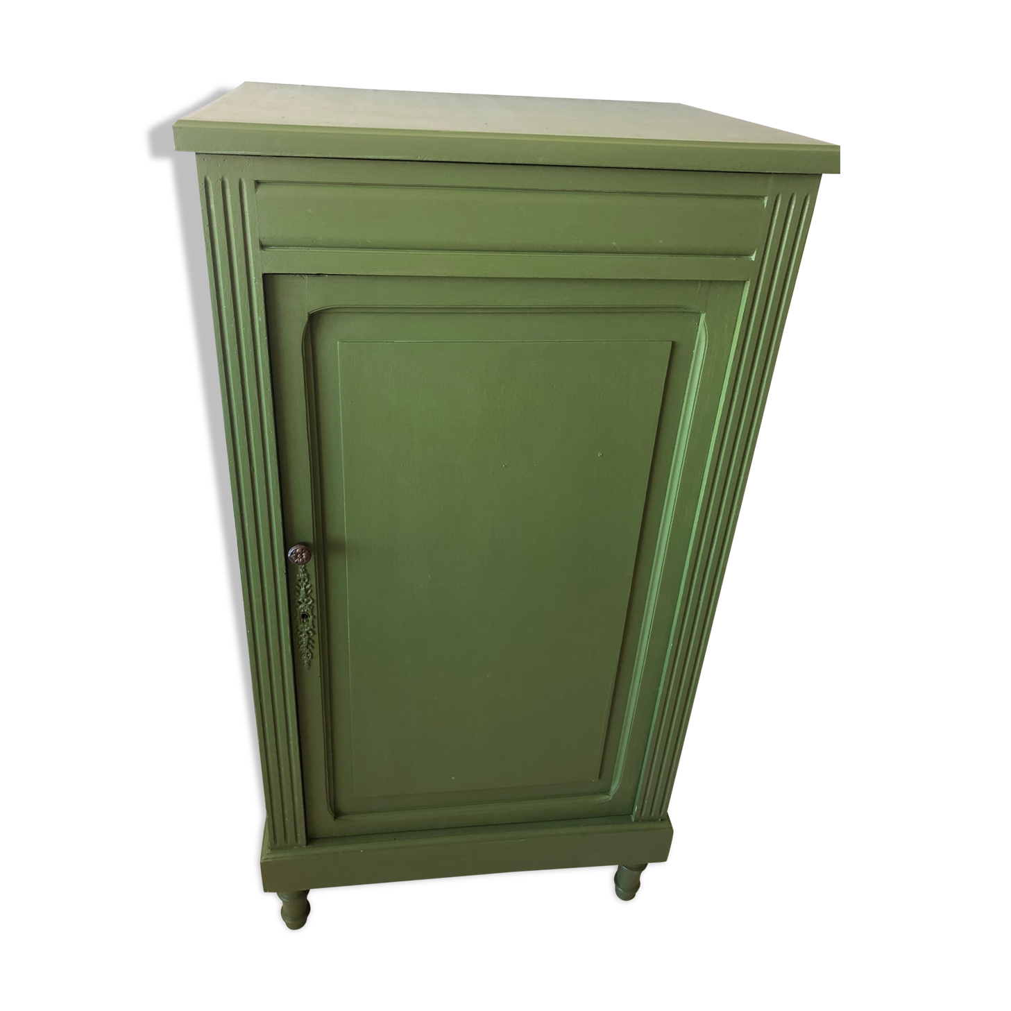 Small vintage green buffet