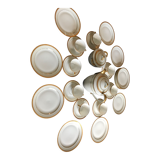 Limoges porcelain coffee service by Chastagner for 8 people