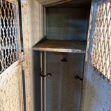 Industrial style metal locker cloakroom