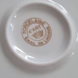 Pair of porcelain cake dishes